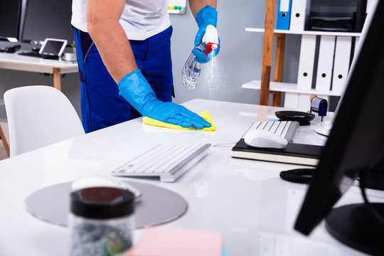 Office workstation and desk disinfection — Zebra Cleaning Services Grand Cayman
